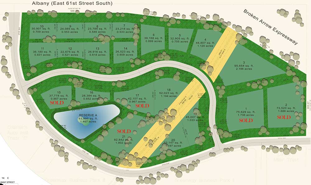 Greenway Business Park & The Park at Greenway Broken Arrow, Oklahoma